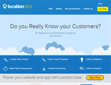 Tablet Screenshot of locationdata.com